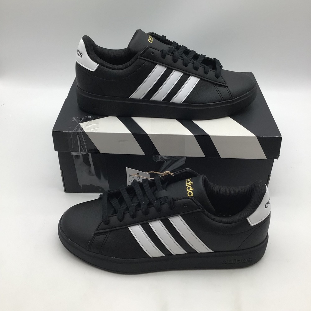 Adidas Men’s Grand Court Black/White Sneakers